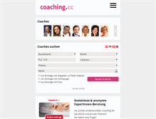 Tablet Screenshot of coaching.cc